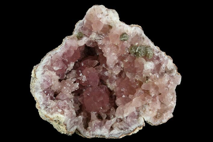 Pink Amethyst Geode Section - Argentina #124182